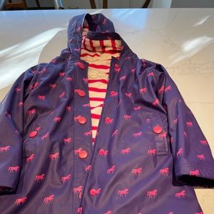 Hatley girls size 7 raincoat